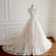 Off Shoulder Short Sleeve Lace A line Brautkleider, erschwingliche Custom Made Wedding Brautkleider, WDD271